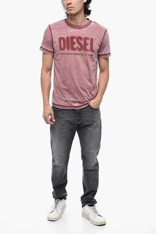 T-DIEGOR-L1 T-Shirt with Logo Lettering Application
