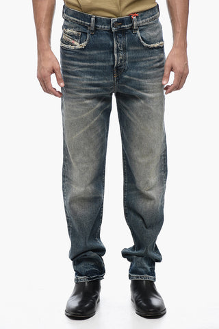 Vintage D-VIKER Denims with Unstitched Hem 19cm