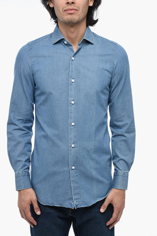 Long Sleeved Chambray Shirt