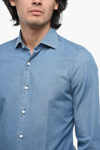 Long Sleeved Chambray Shirt
