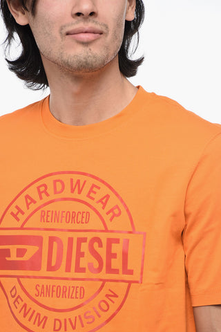 T-JUST-L21 T-Shirt with Contrasting Logo Lettering