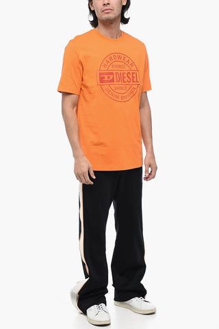 T-JUST-L21 T-Shirt with Contrasting Logo Lettering