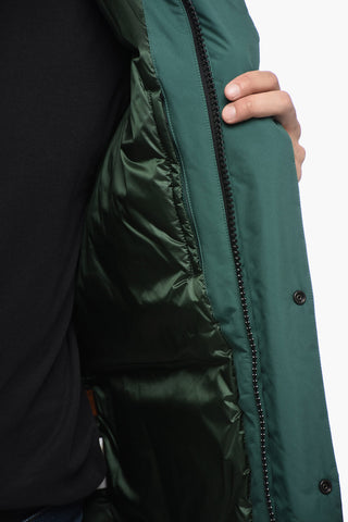 Multipocket MARINA Down Jacket with Hidden Placket