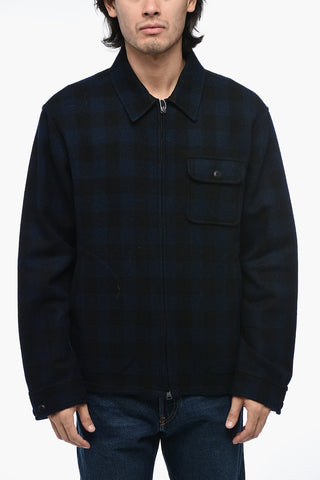 Overshirt TIMBER In Misto Lana a Quadri Buffalo