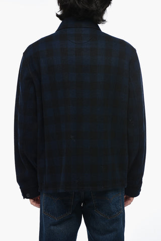 Overshirt TIMBER In Misto Lana a Quadri Buffalo