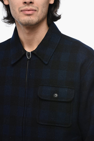 Overshirt TIMBER In Misto Lana a Quadri Buffalo