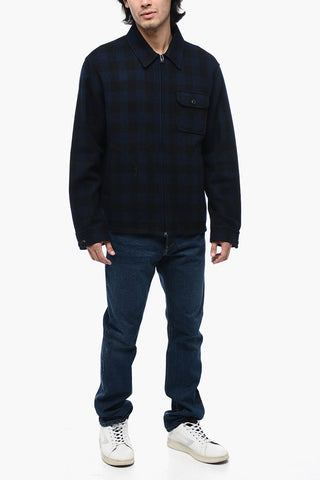 Overshirt TIMBER In Misto Lana a Quadri Buffalo