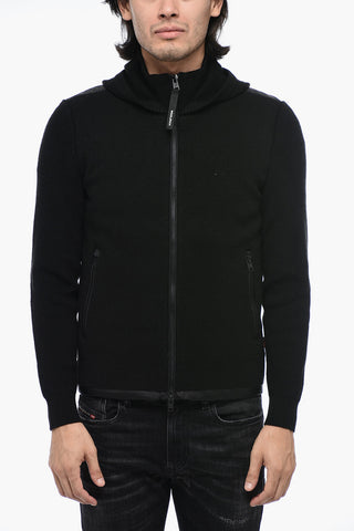 TECH KNIT Down Jacket with Knitted Sleeves