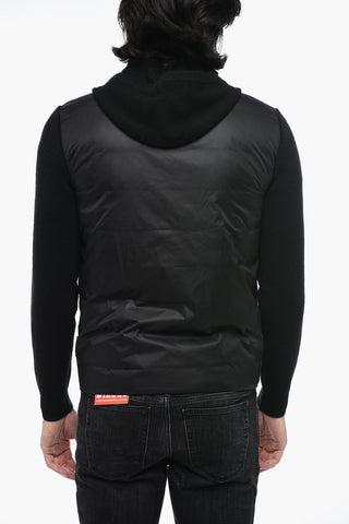 TECH KNIT Down Jacket with Knitted Sleeves