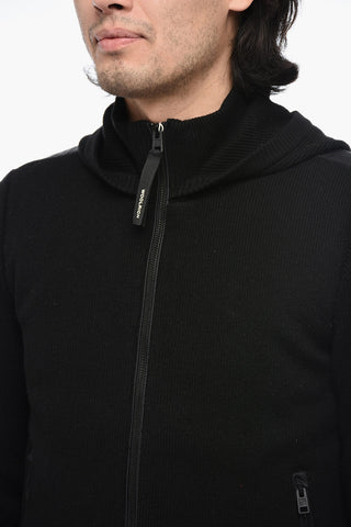 TECH KNIT Down Jacket with Knitted Sleeves