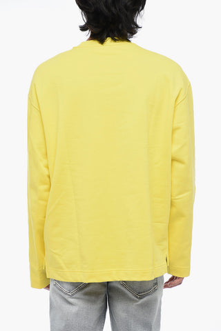 Sweatshirt S-MACSIS-OD aus angerauter Baumwolle