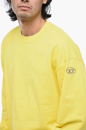 Sweatshirt S-MACSIS-OD aus angerauter Baumwolle