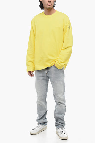 Sweatshirt S-MACSIS-OD aus angerauter Baumwolle