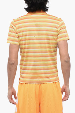 ID Polo Short-Sleeve with Striped Print