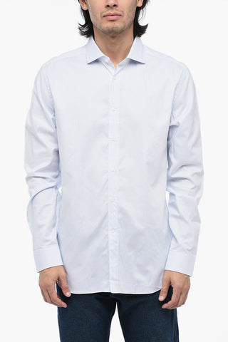 CC COLLECTION Pinstriped Cotton Shirt