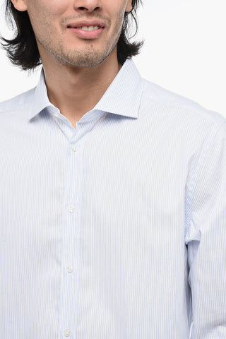 CC COLLECTION Pinstriped Cotton Shirt