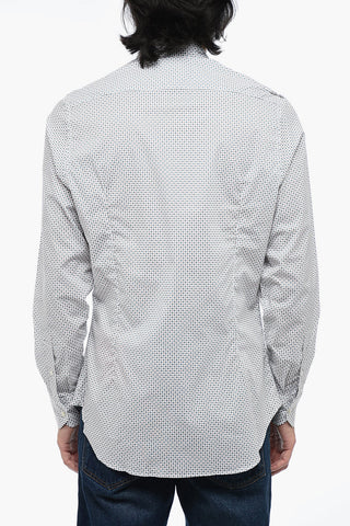 BENESSERE Cotton-blended Printed Shirt