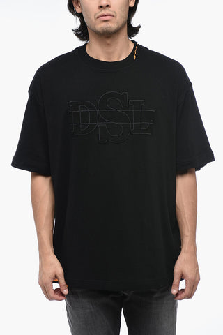 Loose-fit T-WASHROT T-shirt with Logo Patch
