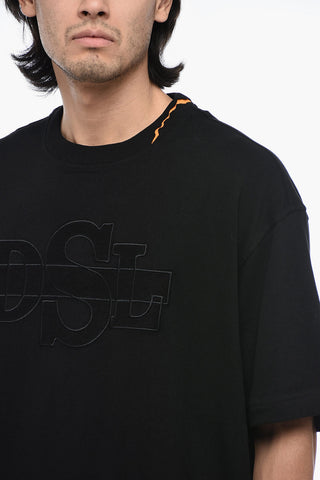 Loose-fit T-WASHROT T-shirt with Logo Patch