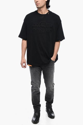 Loose-fit T-WASHROT T-shirt with Logo Patch