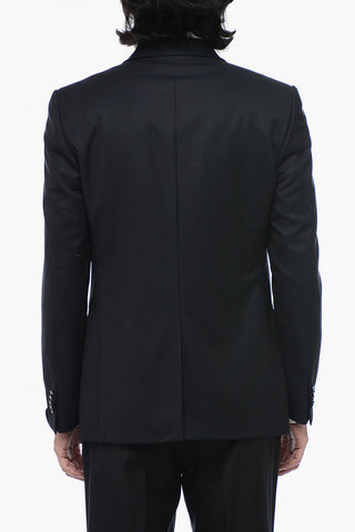 CERIMONIA 3-Piece Jacquard Wool Suit