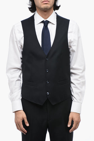 CERIMONIA 3-Piece Jacquard Wool Suit