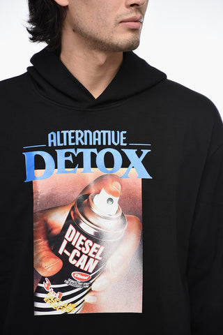 Hoodie S-MACSOUT mit Print