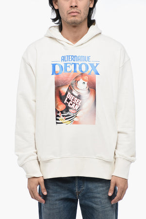 Hoodie S-MACSOUT mit Print