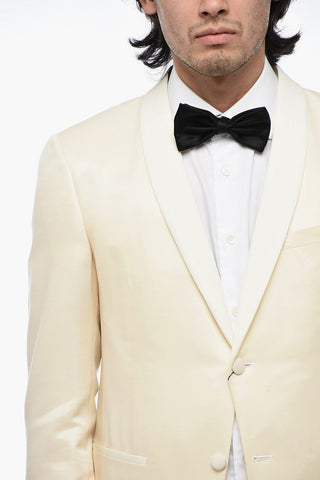 CERIMONIA Shawl Lapel Wool and Silk Suit