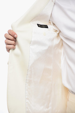 CERIMONIA Shawl Lapel Wool and Silk Suit