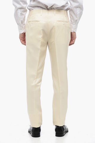 CERIMONIA Shawl Lapel Wool and Silk Suit