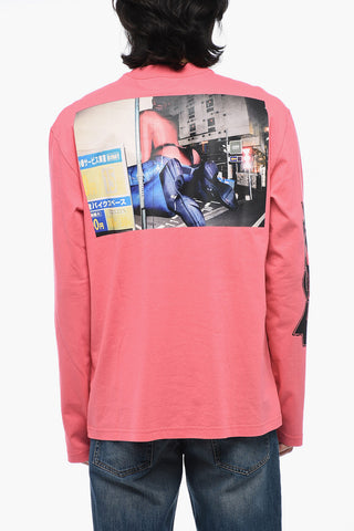 T--Shirt Printed T-CRANE-LS-L2 With Oversize Fit