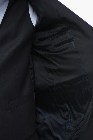 CERIMONIA 3-Piece Pin Point Wool Blend Suit
