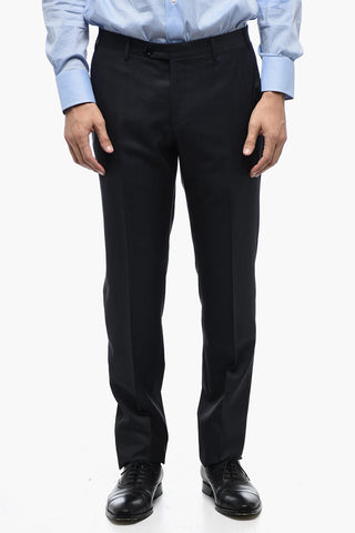 CERIMONIA 3-Piece Pin Point Wool Blend Suit