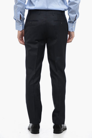 CERIMONIA 3-Piece Pin Point Wool Blend Suit