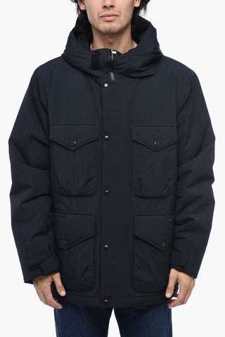 Multipocket MARINA Down Jacket with Hidden Placket