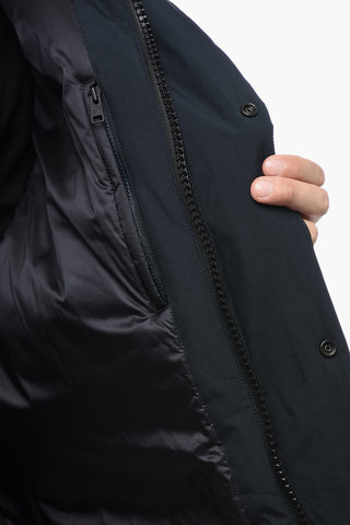 Multipocket MARINA Down Jacket with Hidden Placket