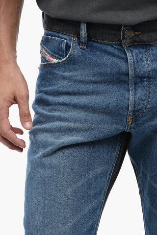 Zweifarbige Jeans 1995-S3 mit geradem Bein 17 cm
