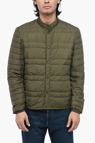 Light Quilted Jacket with Crew Neck