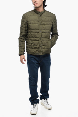 Light Quilted Jacket with Crew Neck