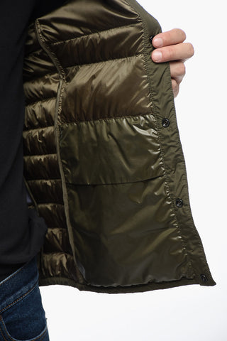 Light Quilted Jacket with Crew Neck