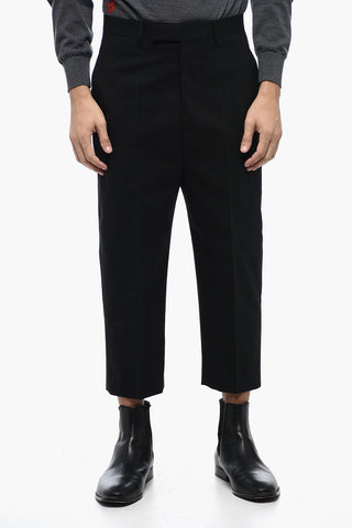 EDFU Cropped Fit ASTAIRES Stretch Wool Chinos Pants