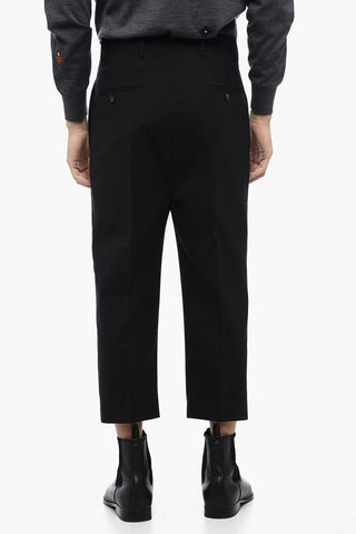 EDFU Cropped Fit ASTAIRES Stretch Wool Chinos Pants