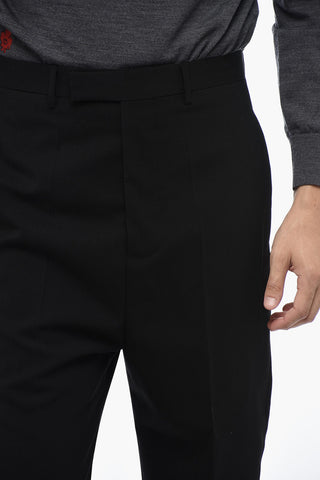 EDFU Cropped Fit ASTAIRES Stretch Wool Chinos Pants