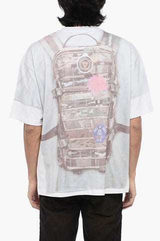 T-Shirt T-WASH-E3 with Trompe L'Oeil Print
