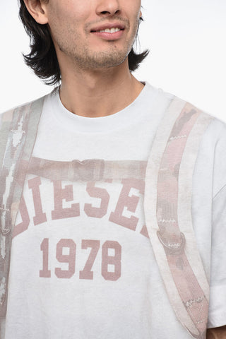 T-Shirt T-WASH-E3 with Trompe L'Oeil Print
