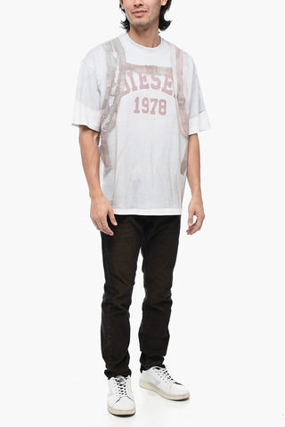 T-Shirt T-WASH-E3 with Trompe L'Oeil Print