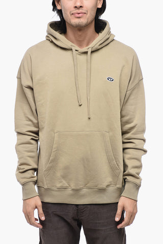 Hooded S-ROB-HOOD-DOVAL Sweatshirt with Embroidered Logo