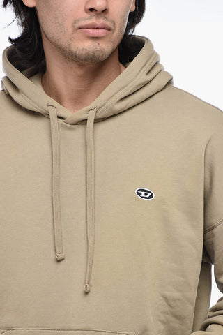 Hooded S-ROB-HOOD-DOVAL Sweatshirt with Embroidered Logo