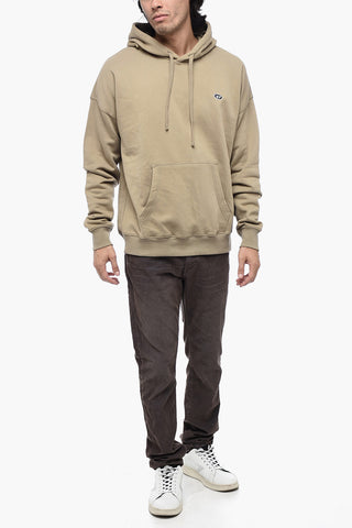 Hooded S-ROB-HOOD-DOVAL Sweatshirt with Embroidered Logo